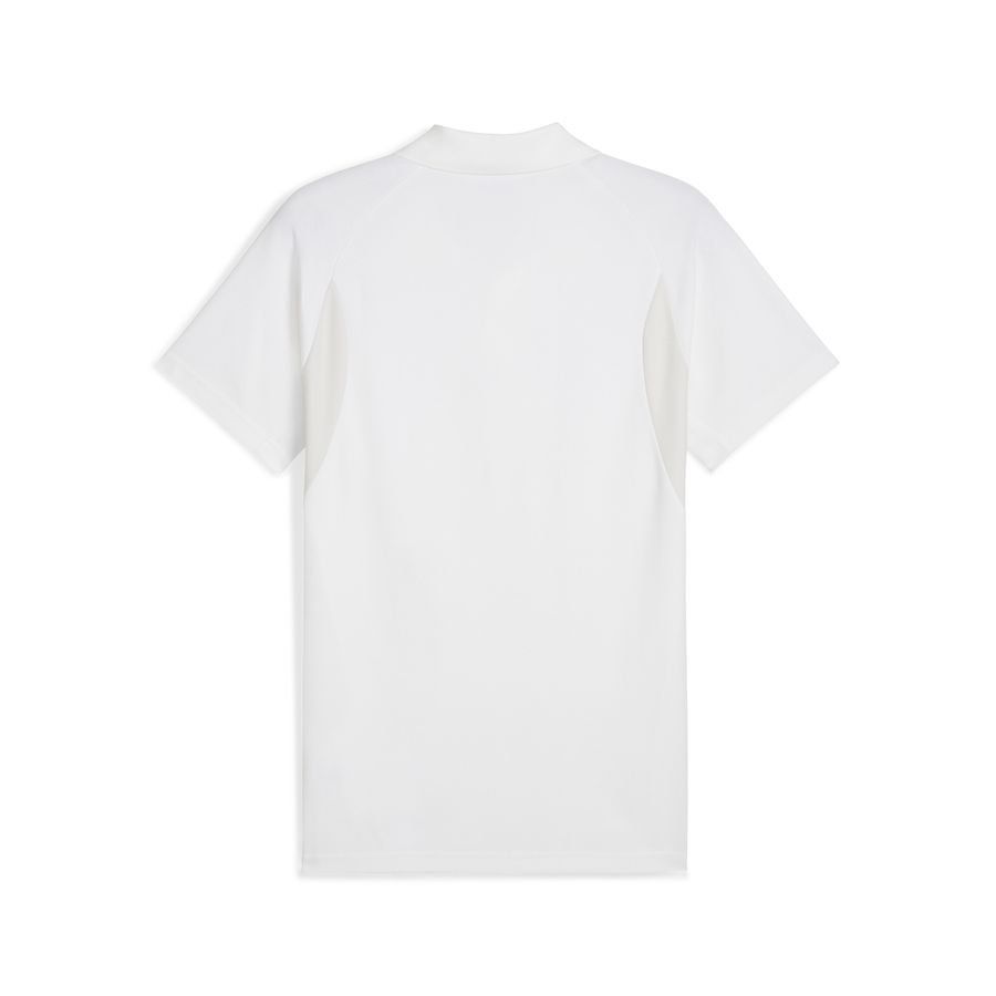 PUMA Polo teamEVOSTRIPE - Blanc/Argenté/Gris