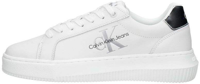 Calvin Klein Chunky Cupsole Mono Lth WN wit