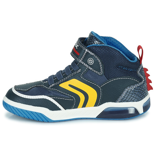 Geox - J INEK BOY A - Bleu  / Rouge