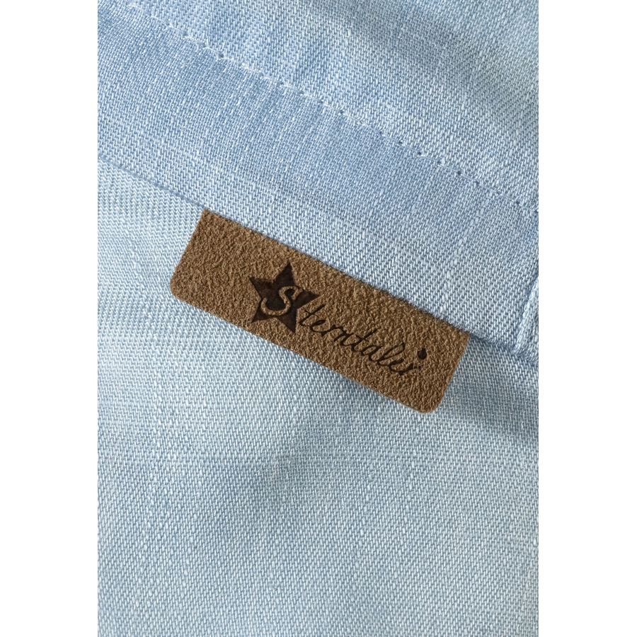 Sterntaler Schirmmütze mit Nackenschutz Jeans graublau
