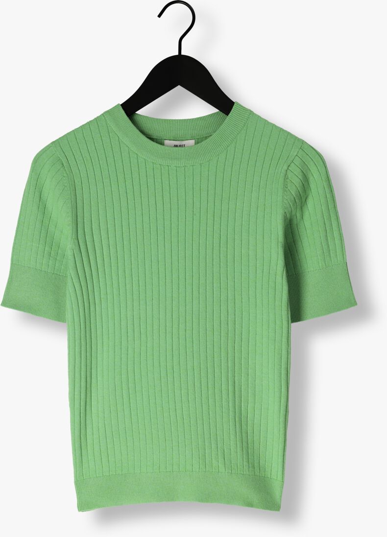OBJECT groene object t-shirt objnoelle s/s knit t-shirt