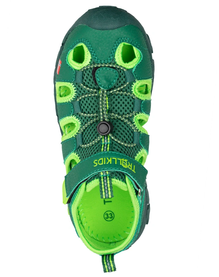 Trekking-SandaKids KRISTIANSAND in dark green/light green