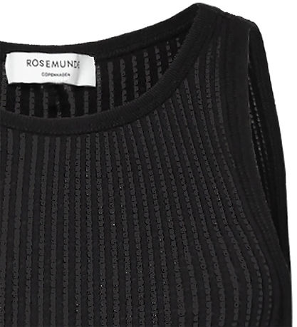 Rosemunde Top - Rib - Baku - Schwarz
