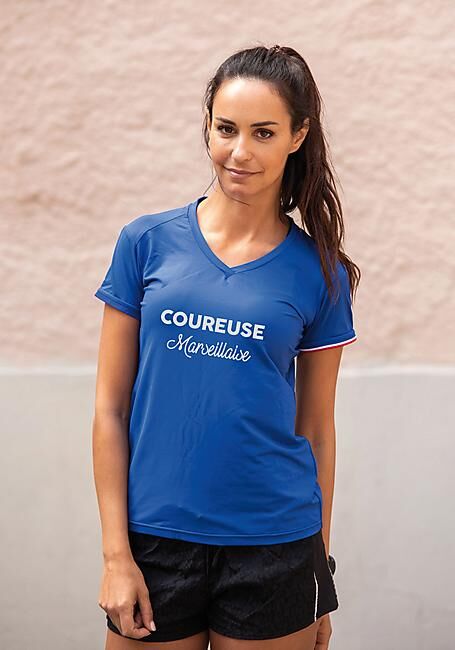 COUREUR DU DIMANCHE - T-SHIRT MC LA MARSEILLAISE W