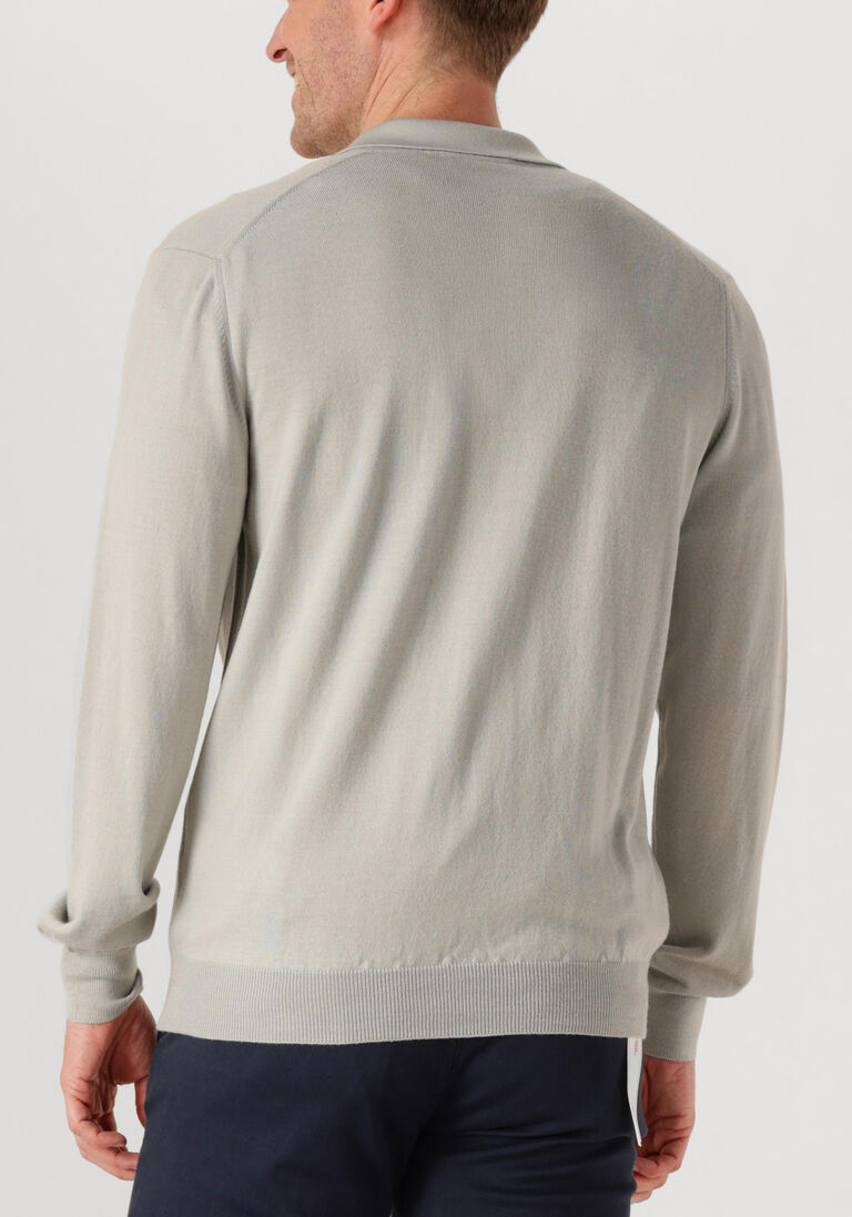 lichtgrijze gran sasso vest jacket zip