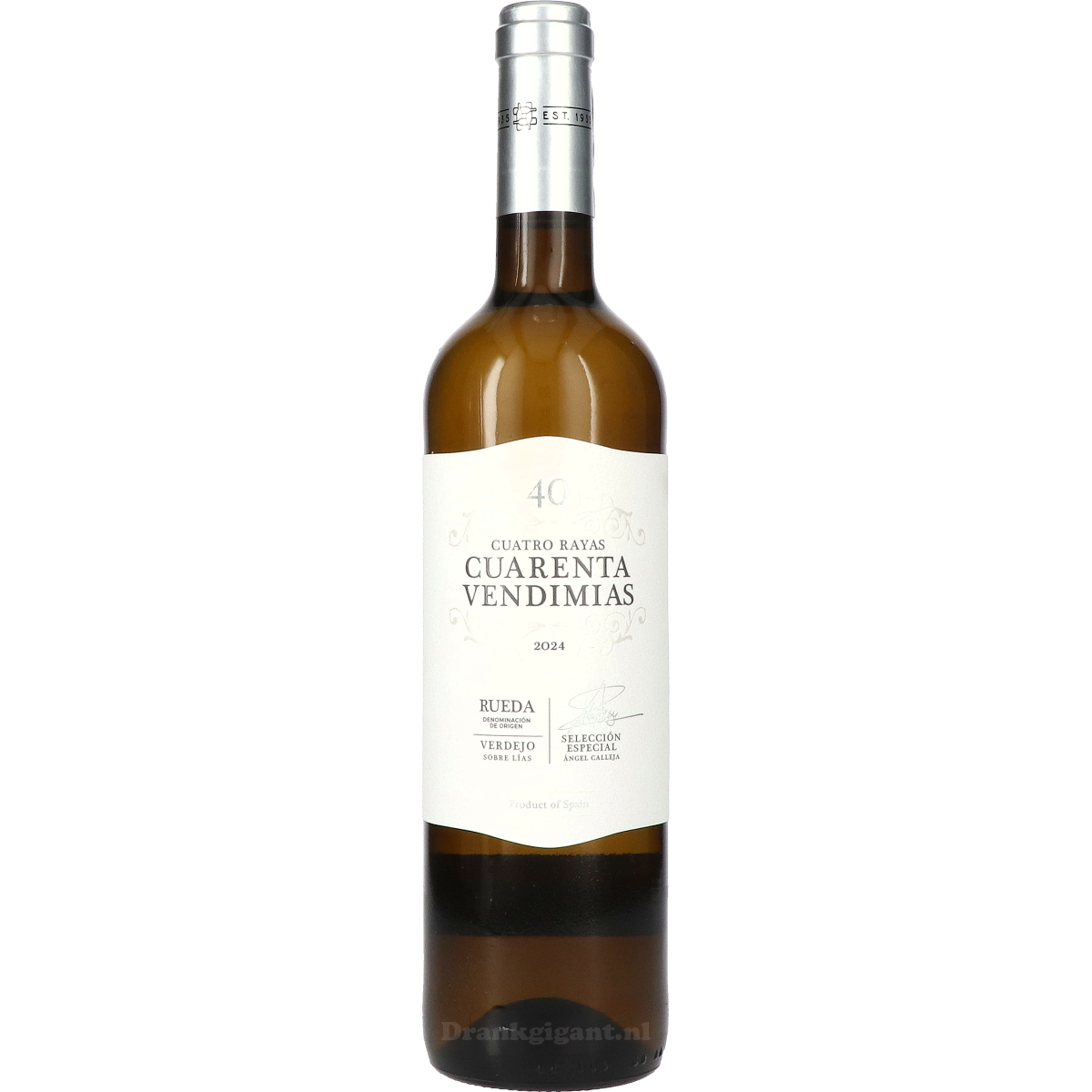 Cuatro Rayas Cuarenta Vendimias Rueda Blanco 75 cl