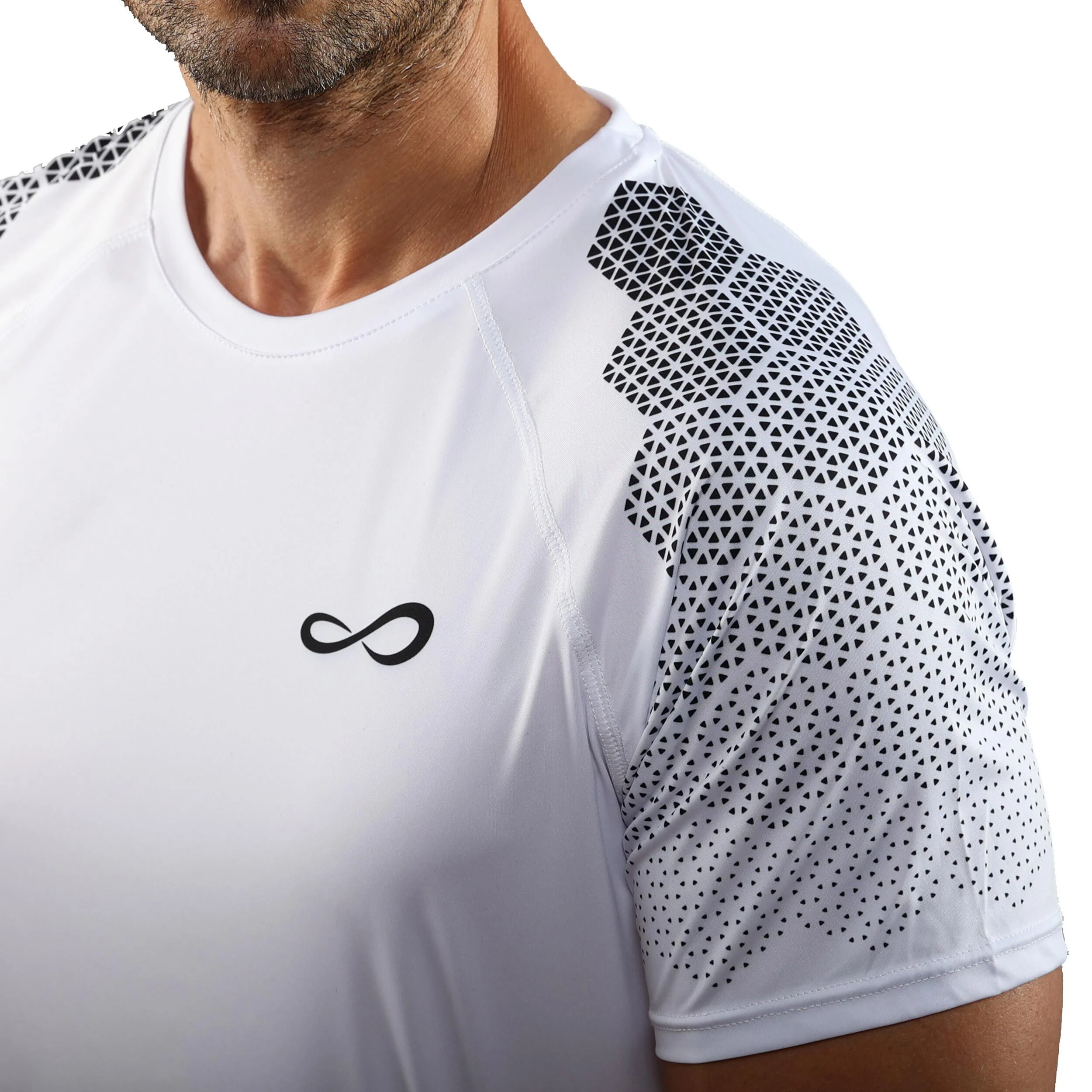 Endless Feisty Hexagon T-shirt Hommes - Blanc