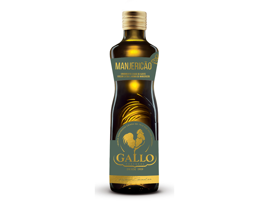 CONDIMENTO AZEITE GALLO VIRGEM EXTRA MANJERICÃO 250 ML