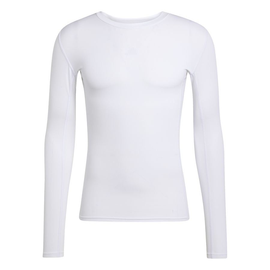 adidas Baselayer Techfit - Blanc Manches Longues