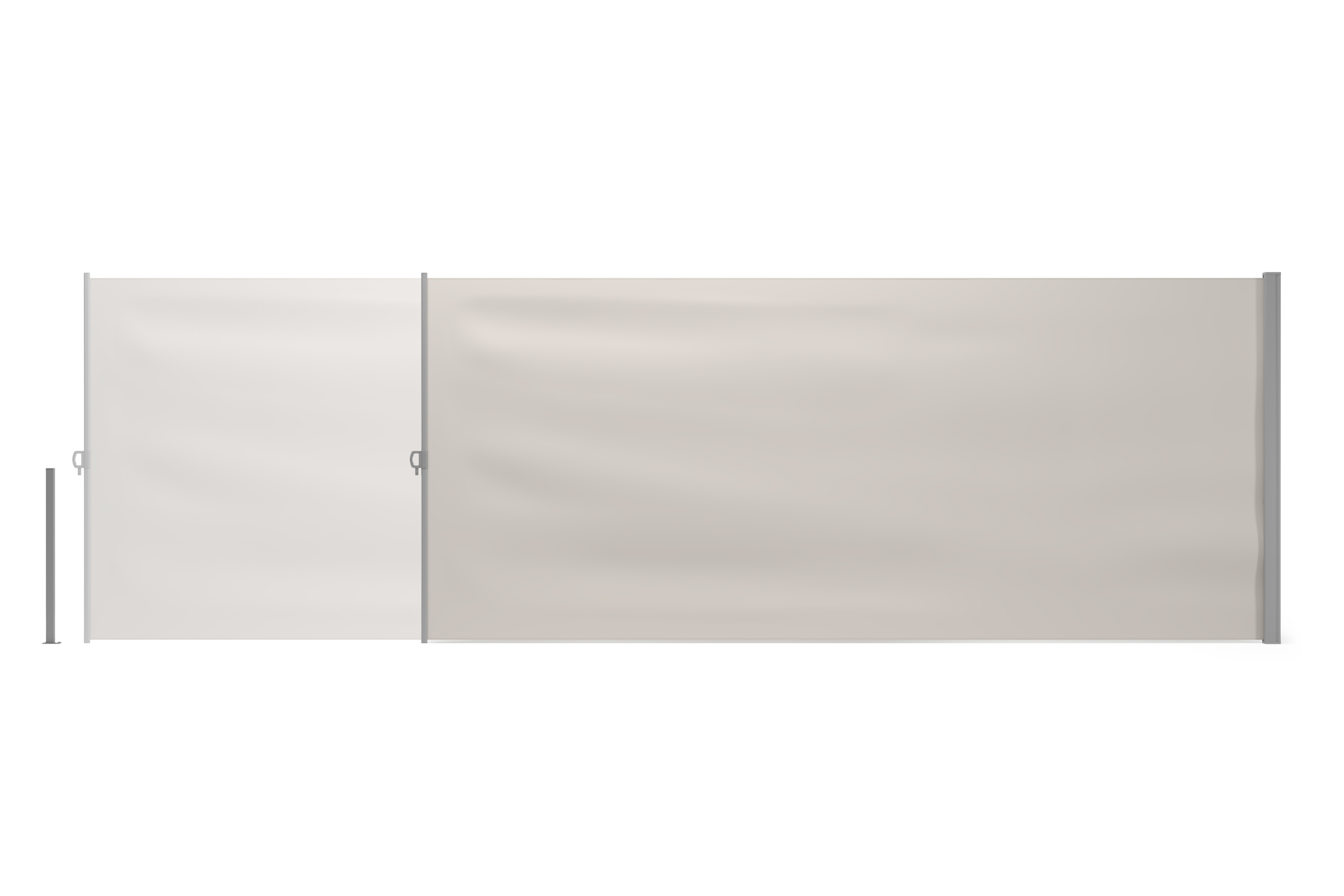 Seitenmarkise VIA 180 x 600 cm beige