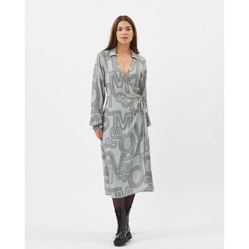 Moves Wrapmilu Kjole, Glacier Grey, 34