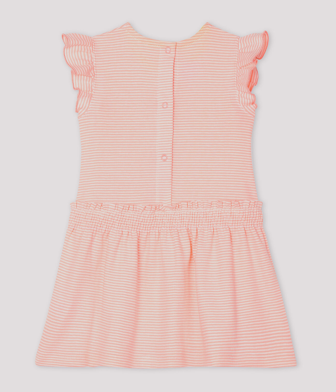 Robe milleraies bébé fille