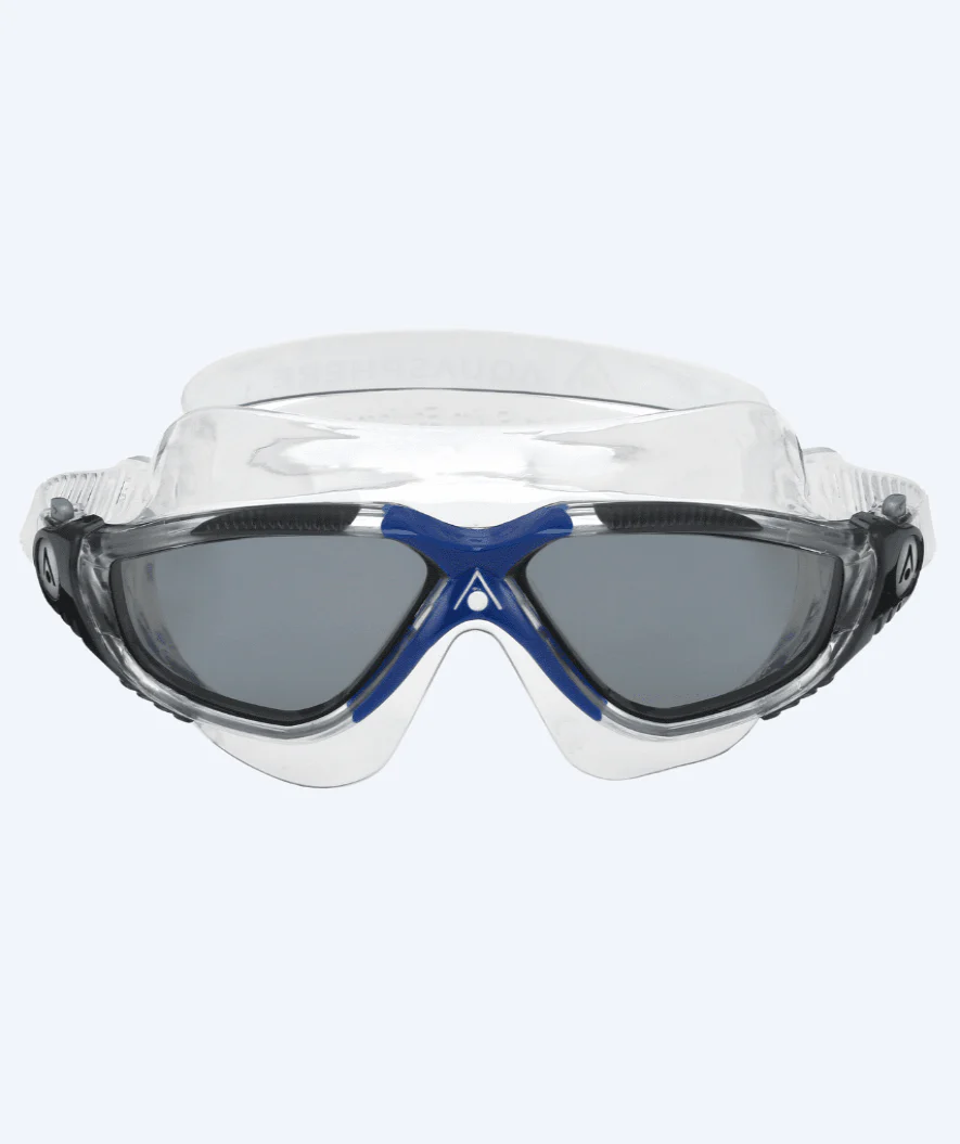 Aquasphere svømmemaske - Vista - Klar/blå (Smoke linse)