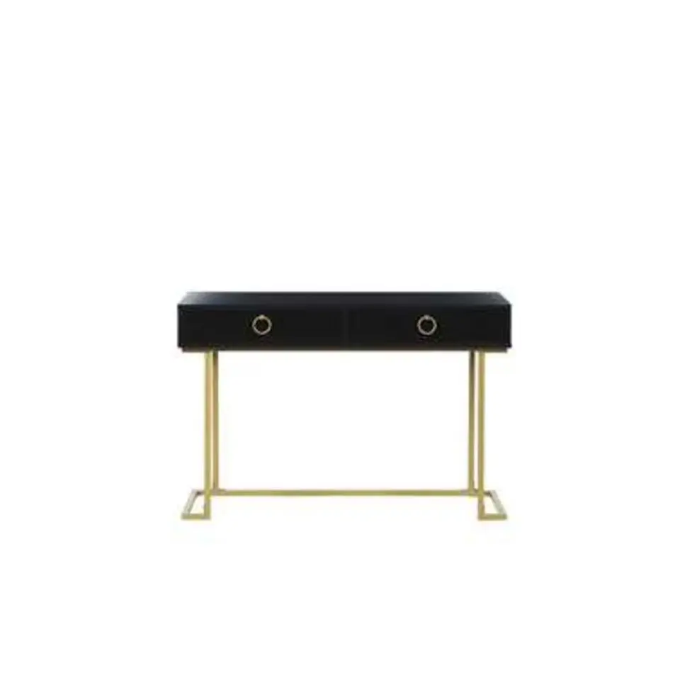 WESTPORT - Kaptafel - Zwart - Metaal