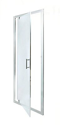 Porte de douche pivotante Cooke & Lewis Onega transparente 90 cm