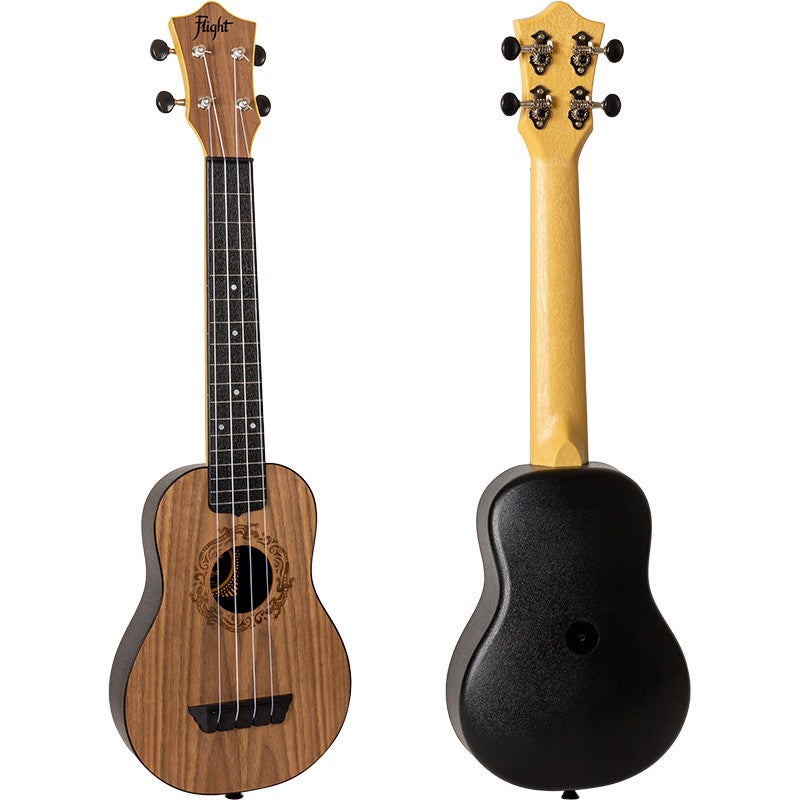Flight Travel Series TUSL50 Walnut Salamander Concert Scale sopraan ukelele met gigbag