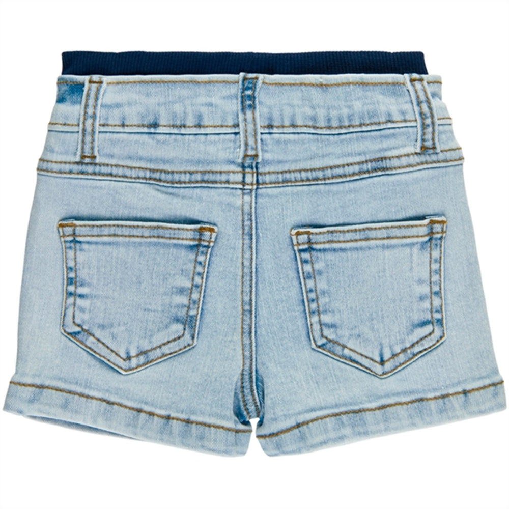Light Blue Wash Garen Denim Shorts