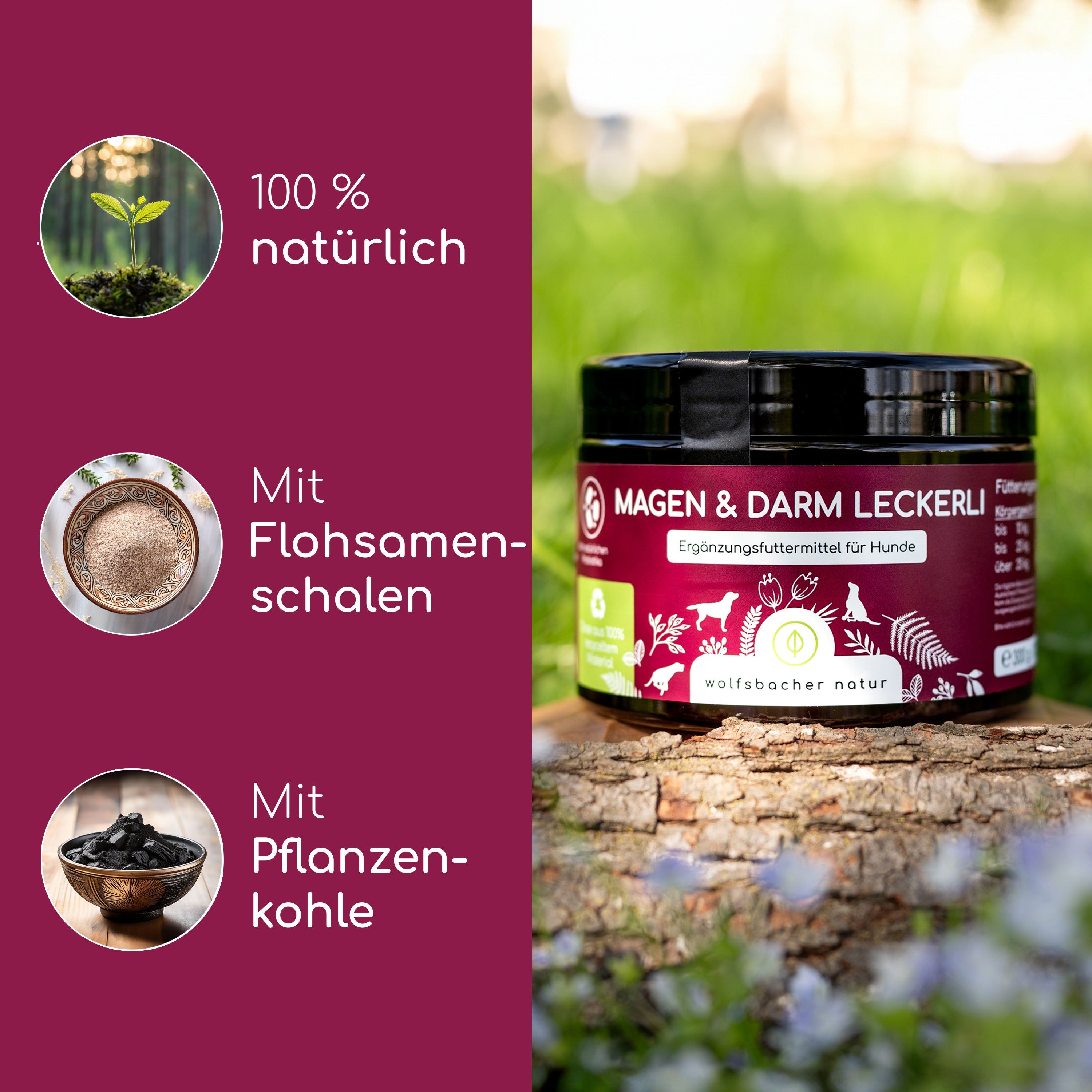 Wolfsbacher Natur Magen & Darm Leckerli