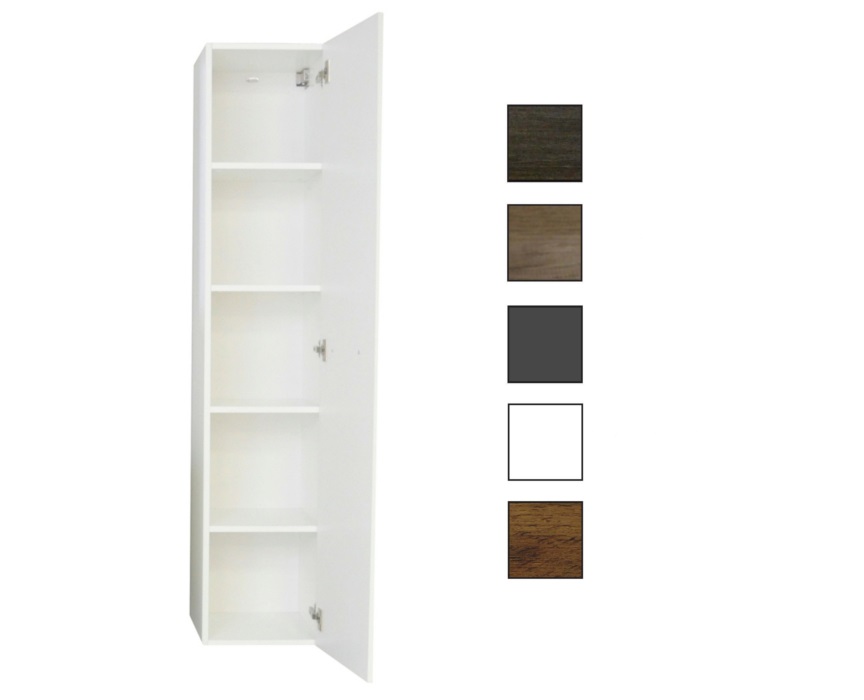 Sanicare Q7 kolomkast 33,5x160x32cm schots-eiken