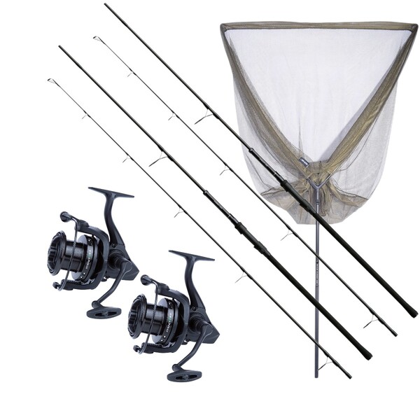Kit carpe Sonik Xtractor  2 cannes (cannes   moulinets   épuisette)