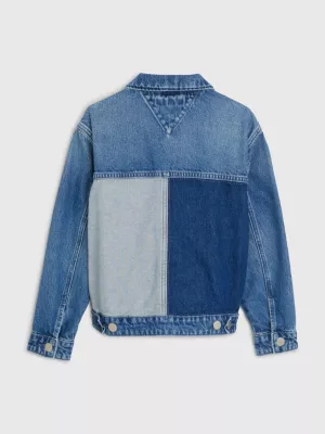 Jaqueta jeans essencial oversized unissex