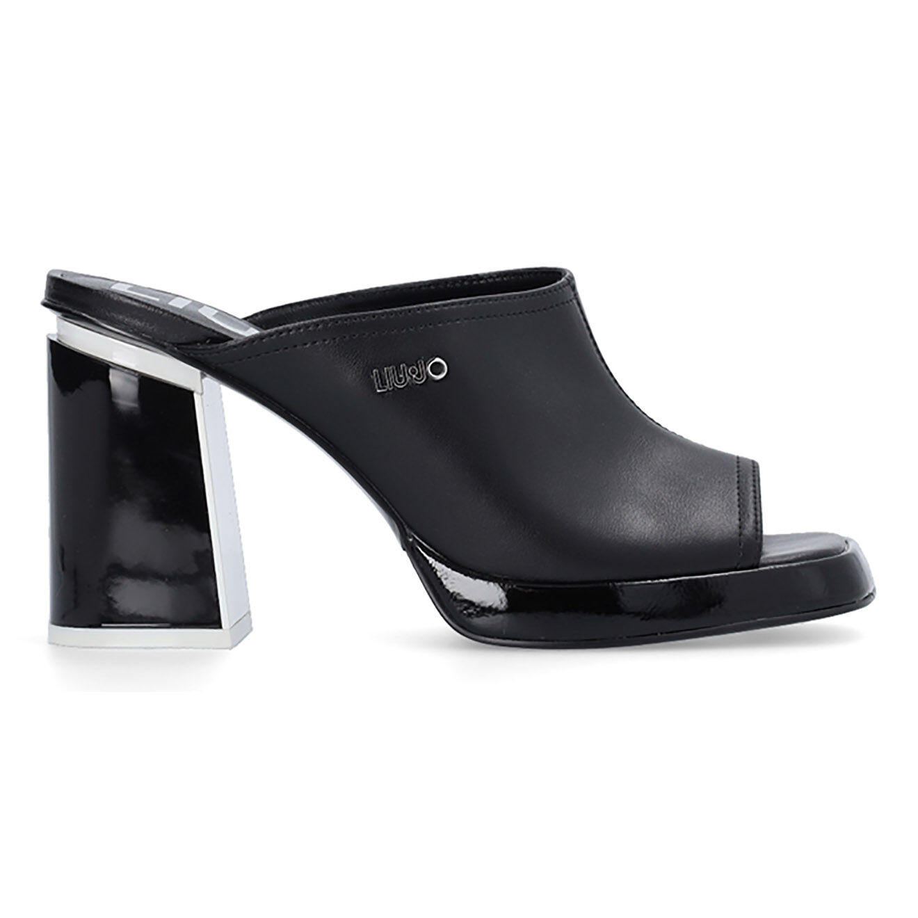 Liu-Jo Mules Clémence noires - Talon 10 cm