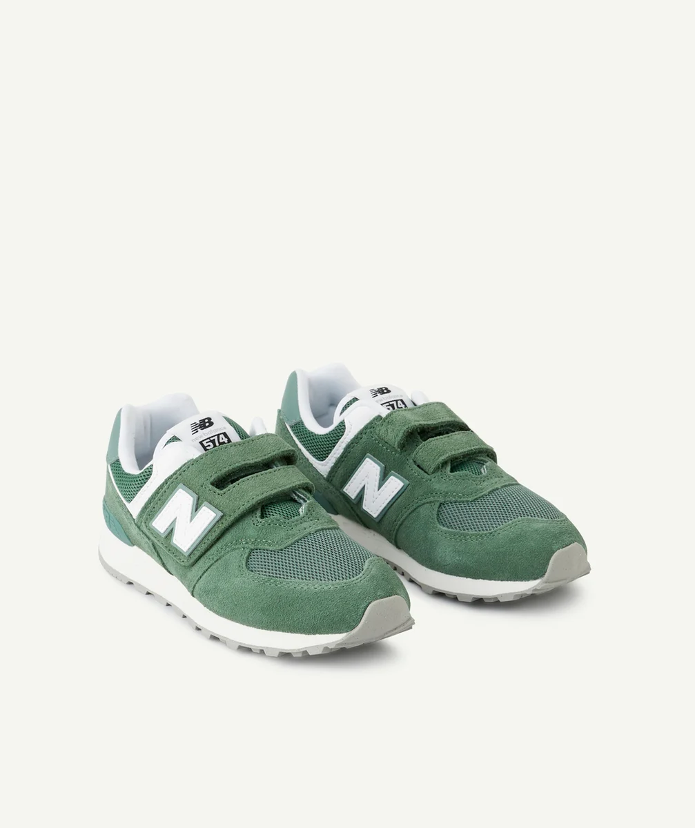 NEW BALANCEBASKETS À SCRATCHS 574 VERTES