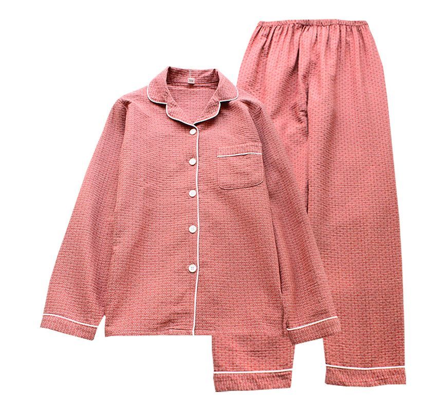 Dogini - Bijpassende pyjamaset met patroon voor koppels