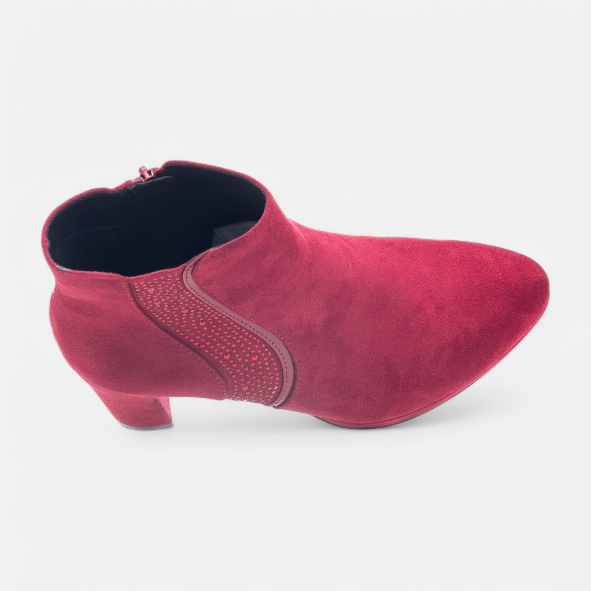 Bottines à talon Femme rouge