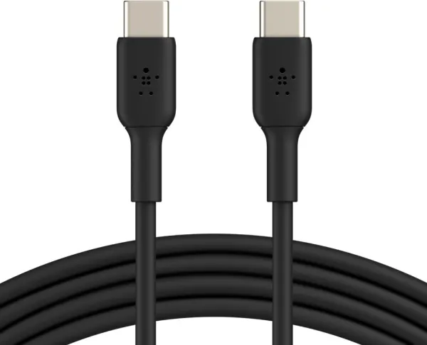Belkin BoostCharge - USB-kabel - 24 pin USB-C (han) til 24 pin USB-C (han) - 2 m - sort