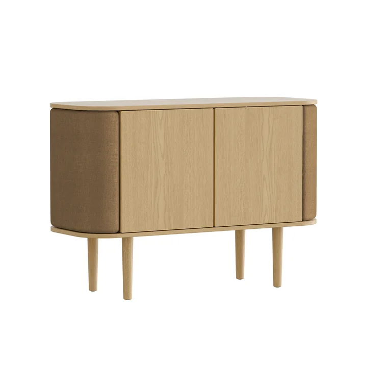 Umage - Treasures Sideboard mit 2 Türen, Eiche natur / sugar brown