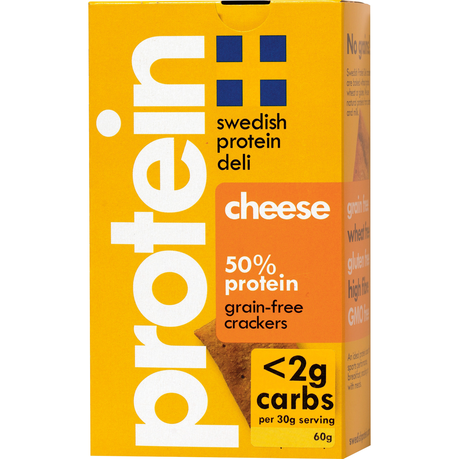 Swedish Protein Crackers Cheese 60 g