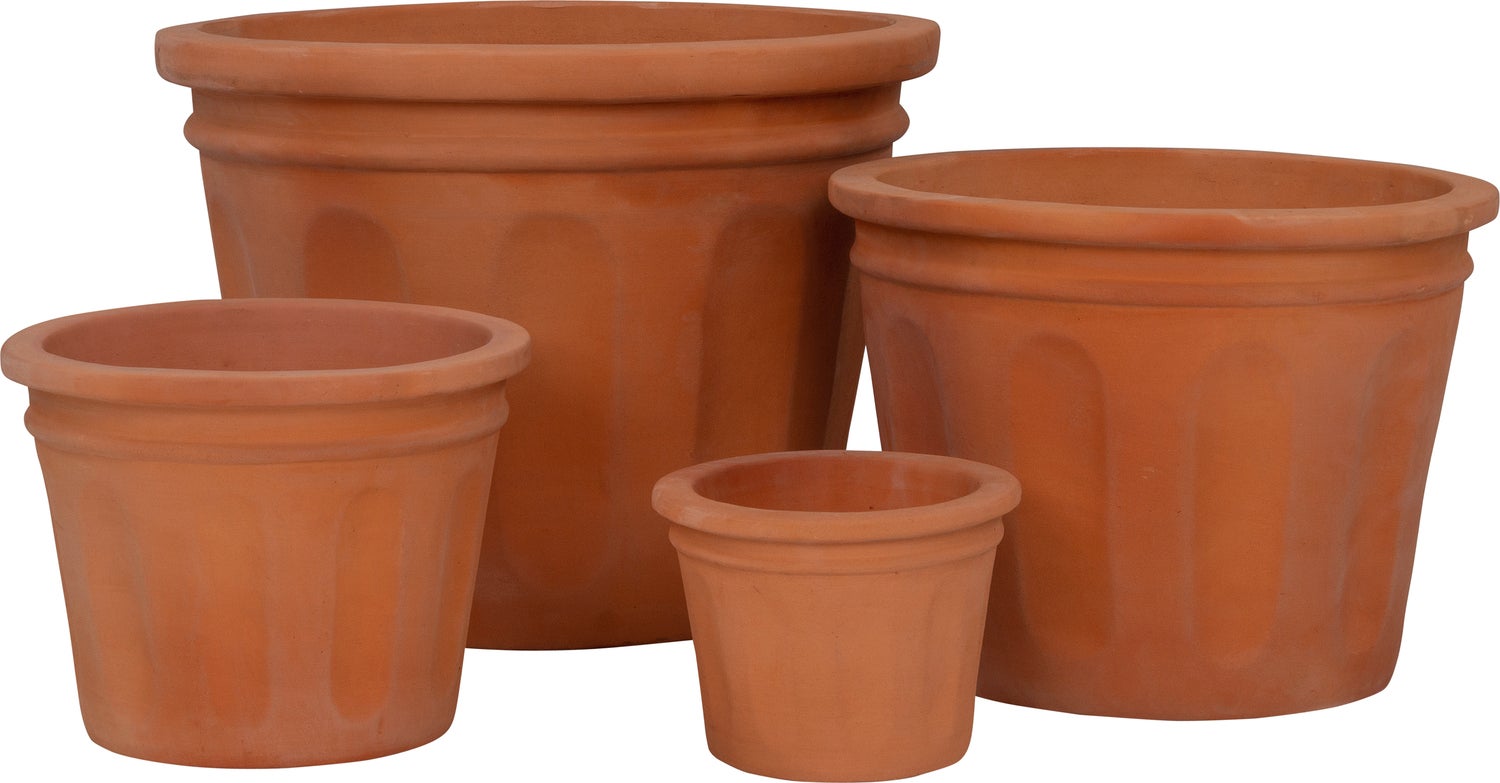 Intratuin bloempot Gary terracotta D 30 H 23 cm