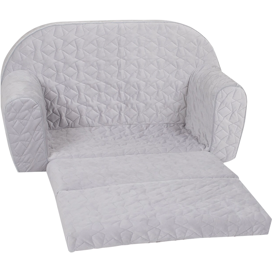 knorr toys® Kindersofa Cosy geo grey grau