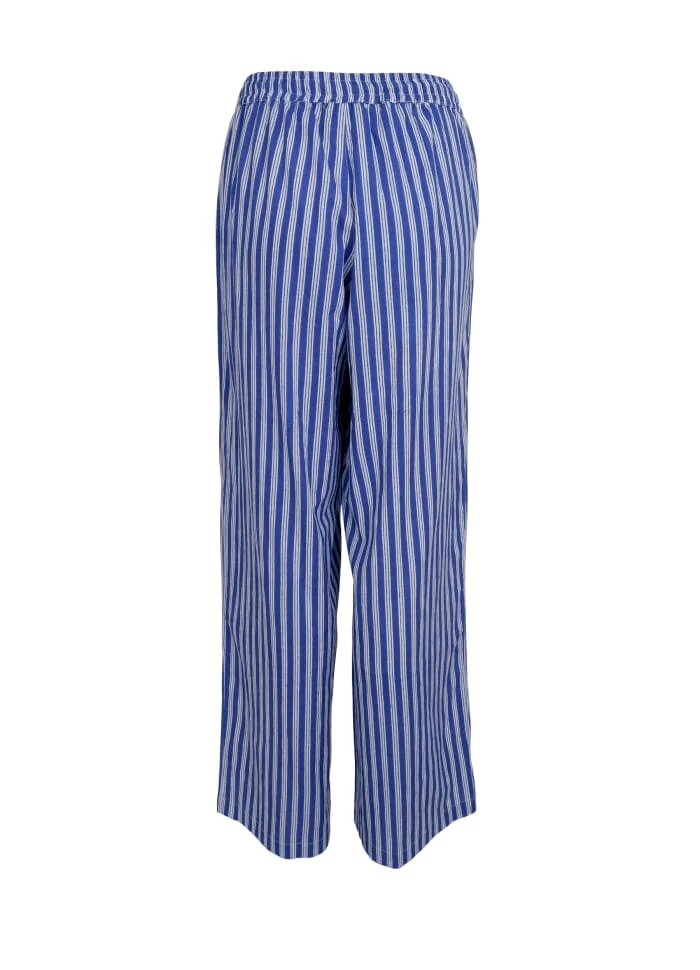 Black Colour Bcflora Pants blue stripe