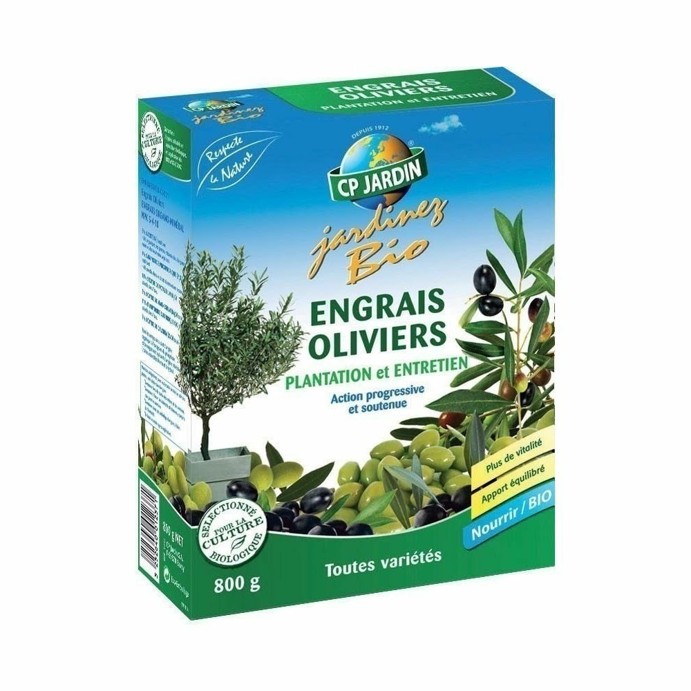 Engrais organique pour oliviers 800 gr