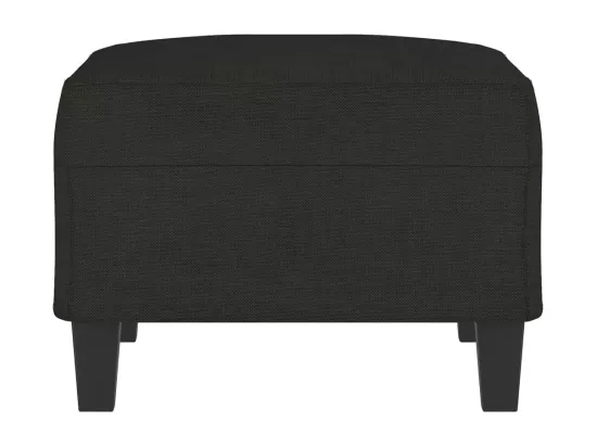 Repose-pied Noir 70x55x41 cm Tissu
