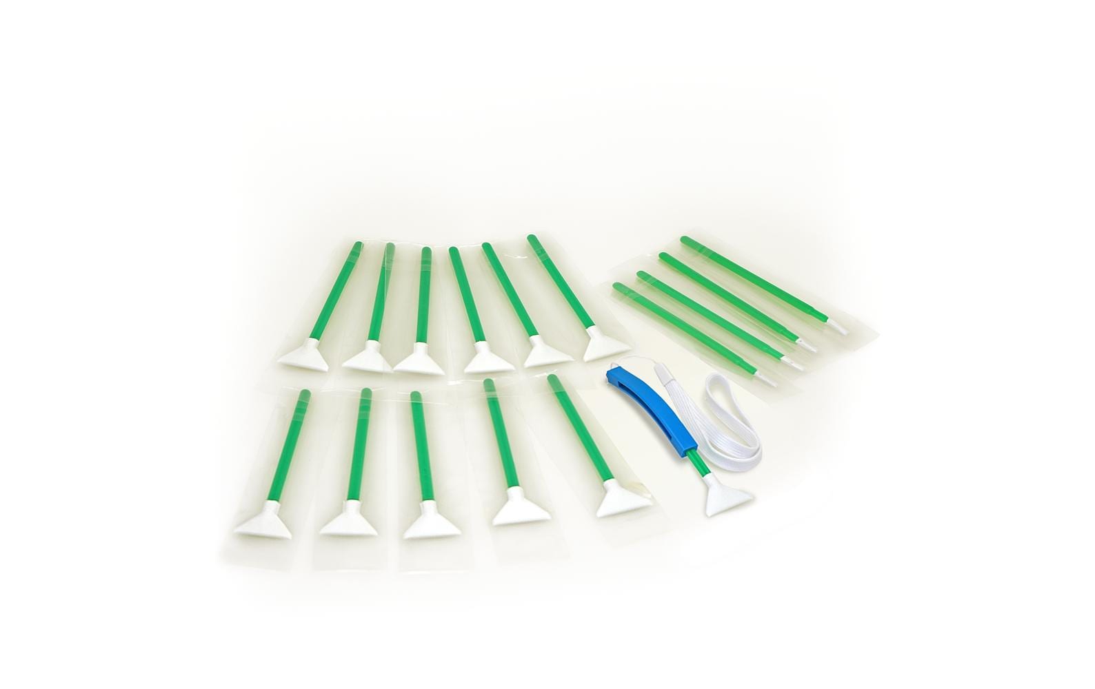 Reinigungsset Dust Swabs Green Ultra MXD-100 1.6xReinigungsstäbchen und Universalreiniger für Sensoren