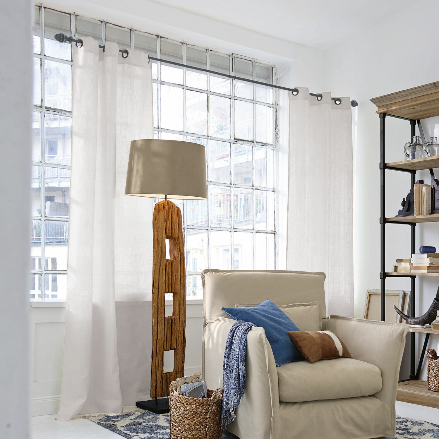 Gardine Salinas 135x250 cm | creme