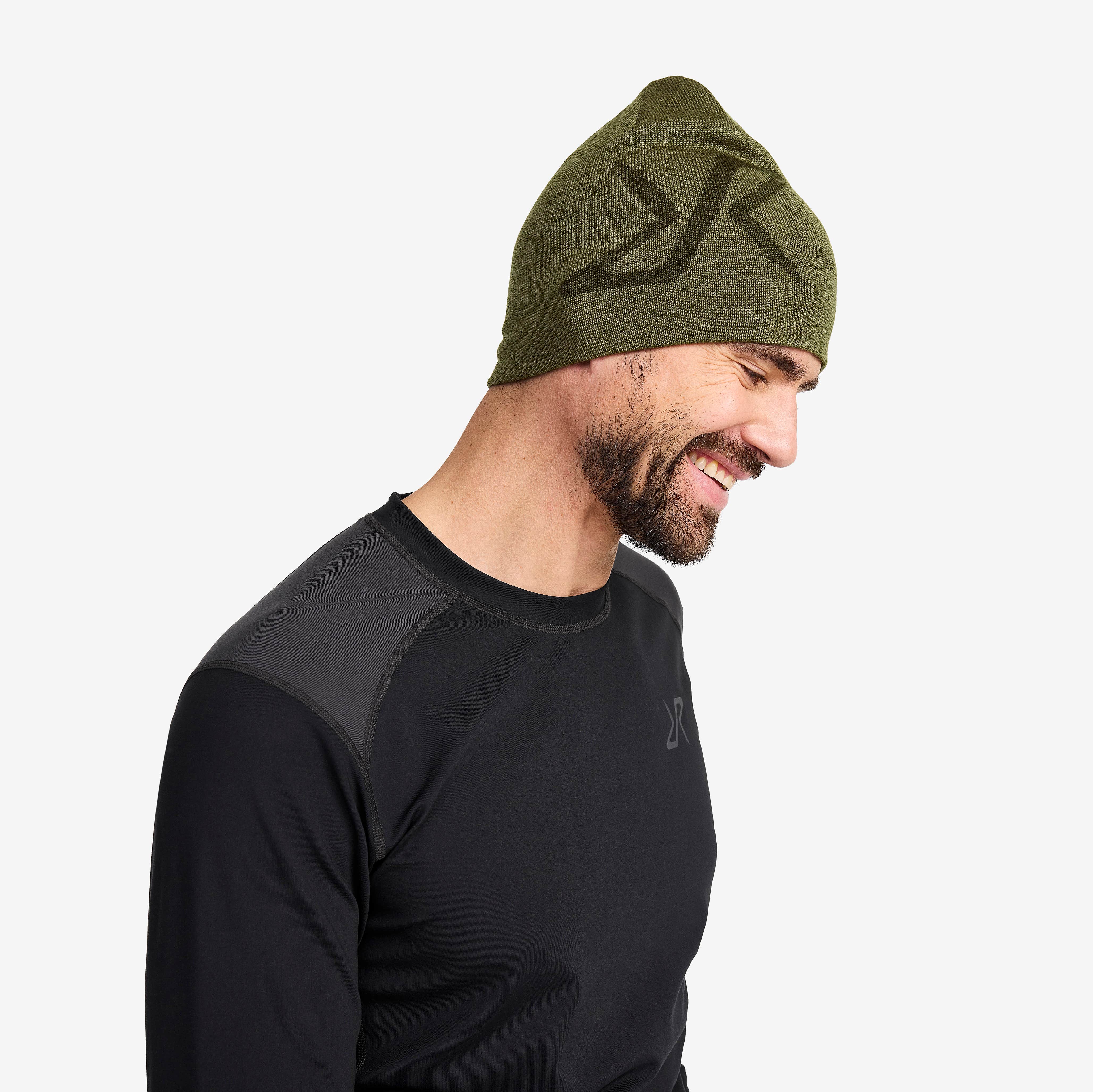 Merino Knitted Logo Beanie  Kalamata