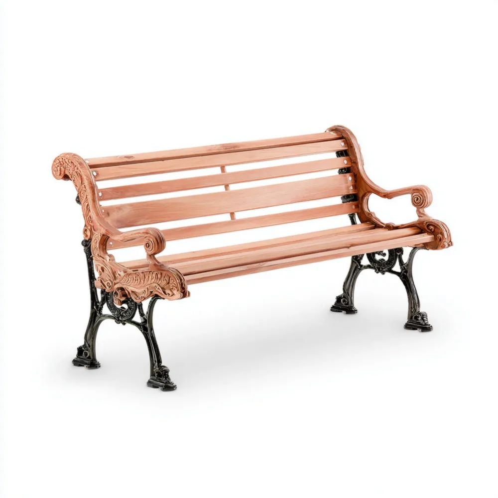 Gartenbank Holz 120x60x80 cm – Klassisches Design