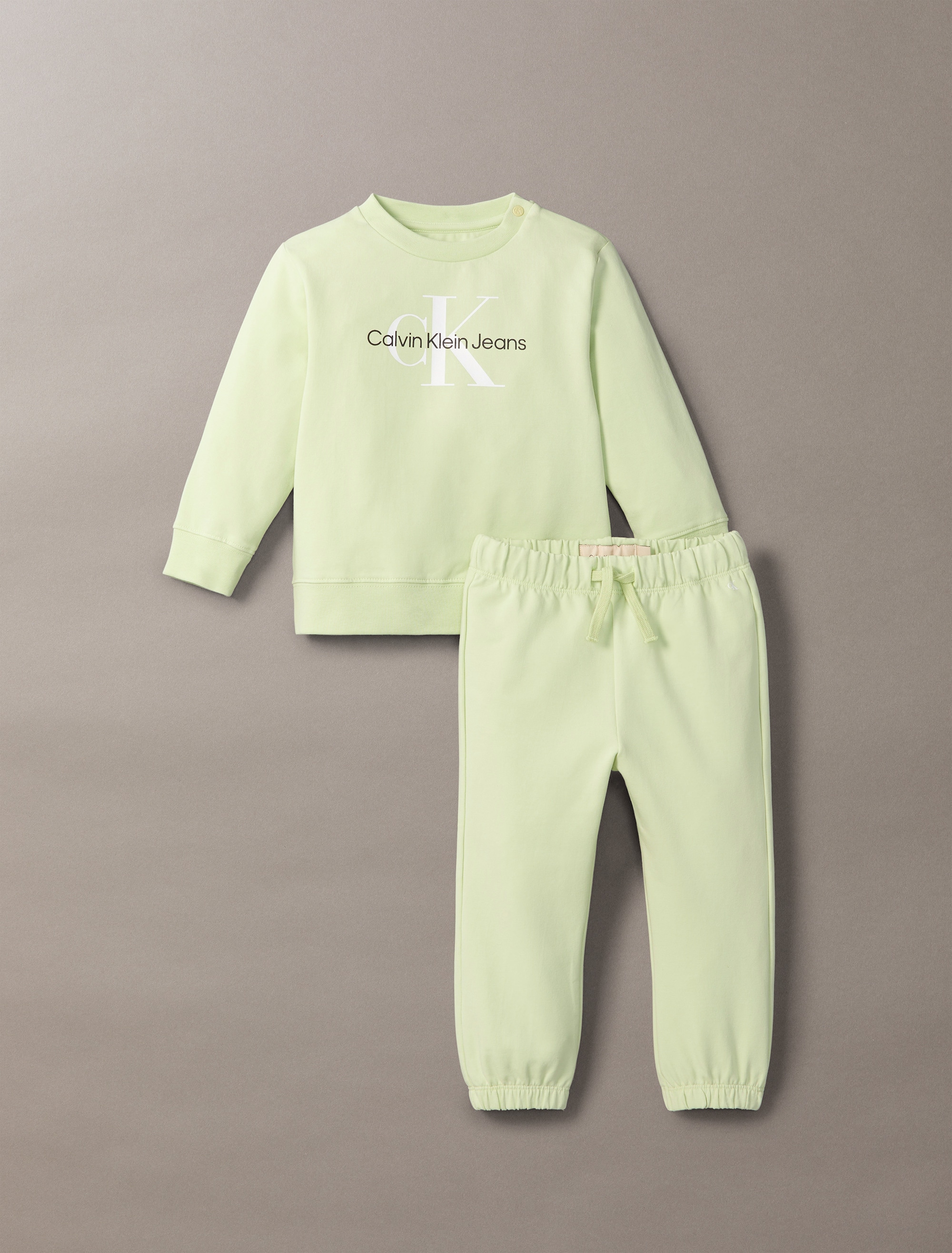 Calvin Klein Jeans Shirt & Hose »MONOGRAM CN SWEATSHIRT SET«, 2 Stk. für Babys bis 2 Jahre