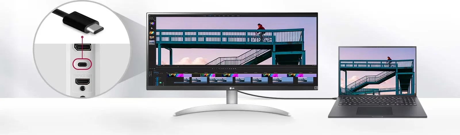LG UltraWide 29WQ600-W Écrans de bureau et professionnels