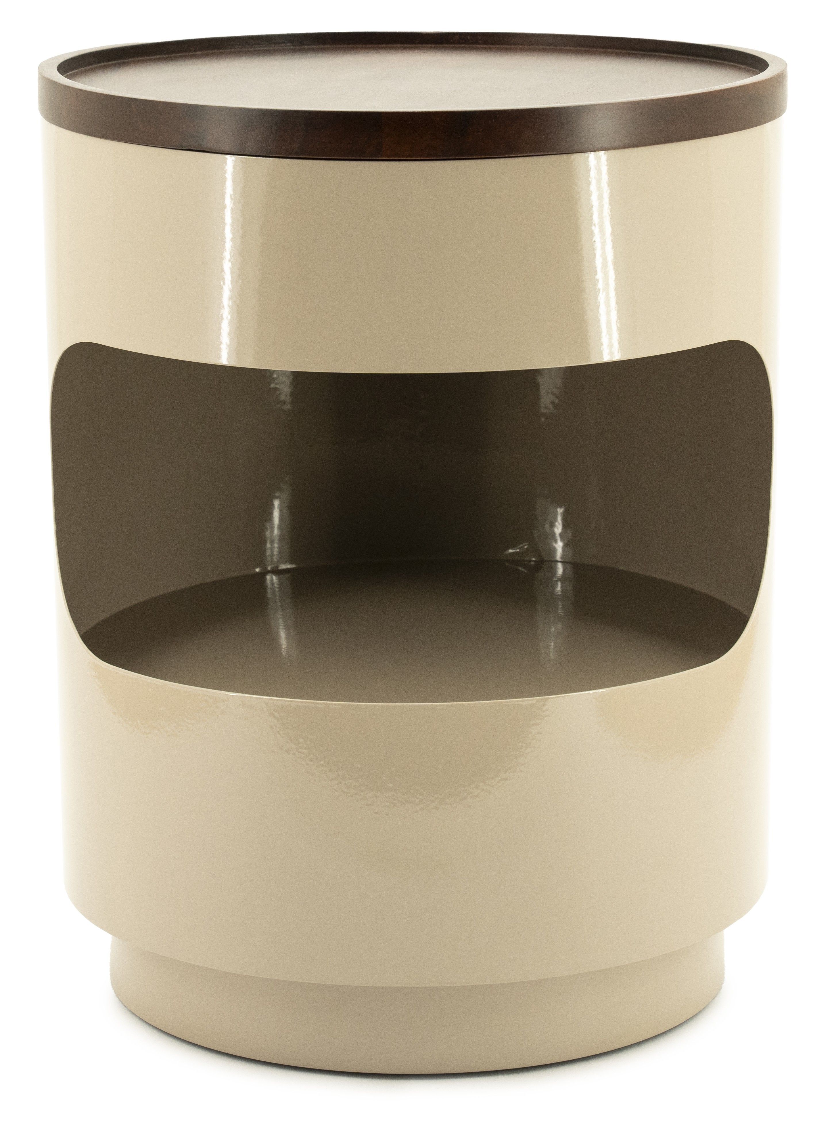 Bijzettafel Taupe 250338 Tondo ⌀37  x H45 cm