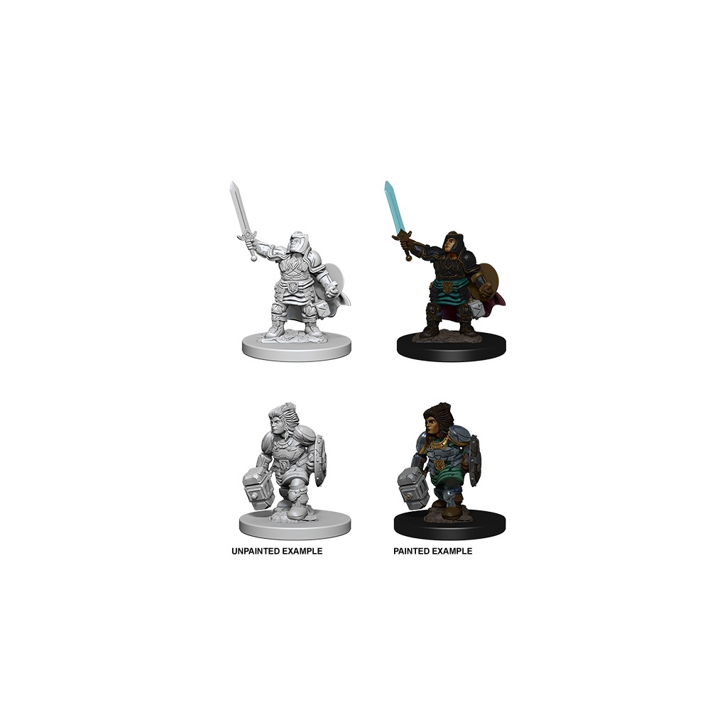 D&D Nolzur's Marvelous Unpainted Miniatures: Dwarf Female Paladin