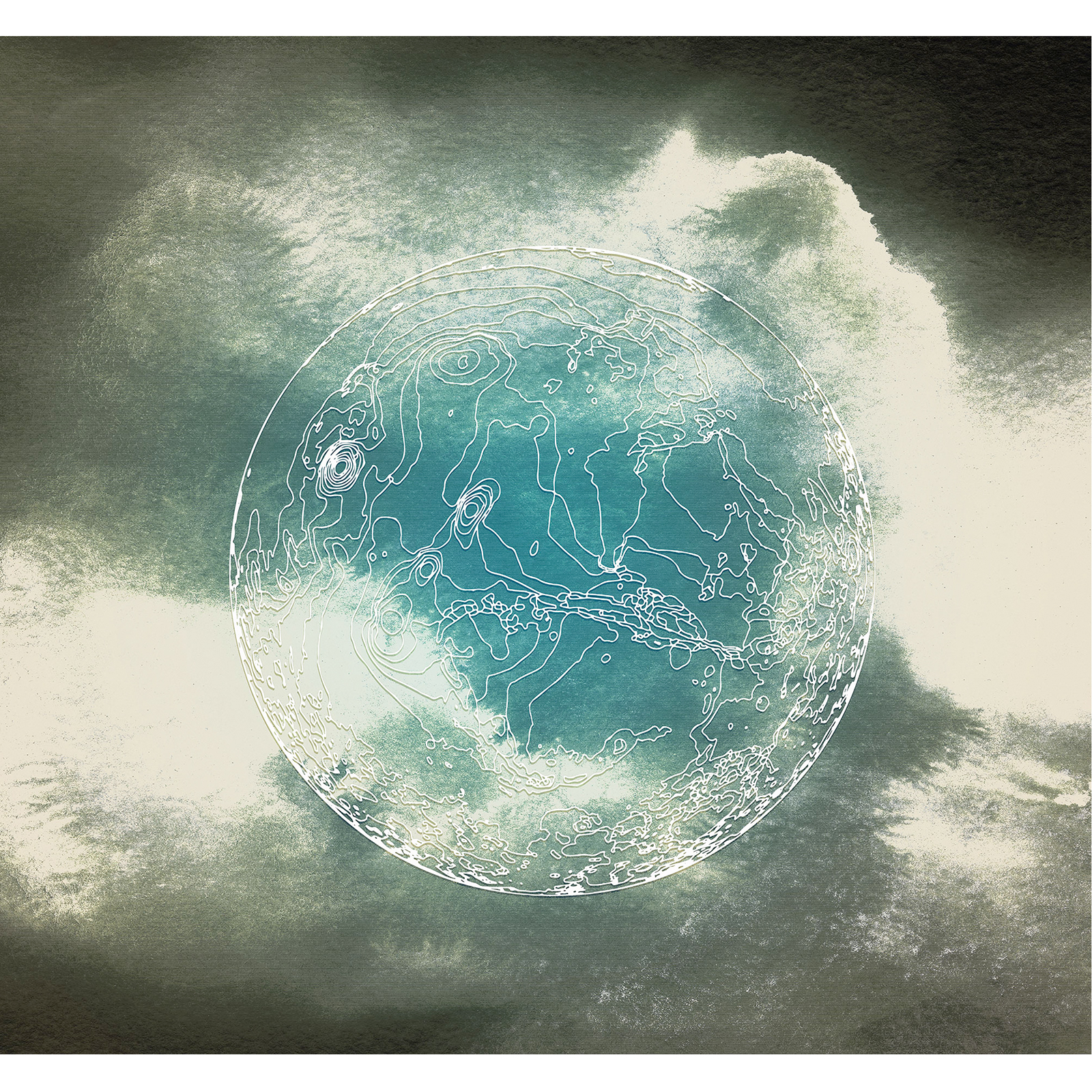 Vlies-Fototapete SURREAL PLANET - bunt - 300x280 cm