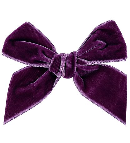 Condor Haarspange - Velours - Schleife - 10x10 cm - Lila