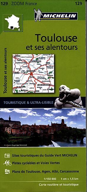 MICHELIN - 129 TOULOUSE ET SES ALENTOURS 1 150 000
