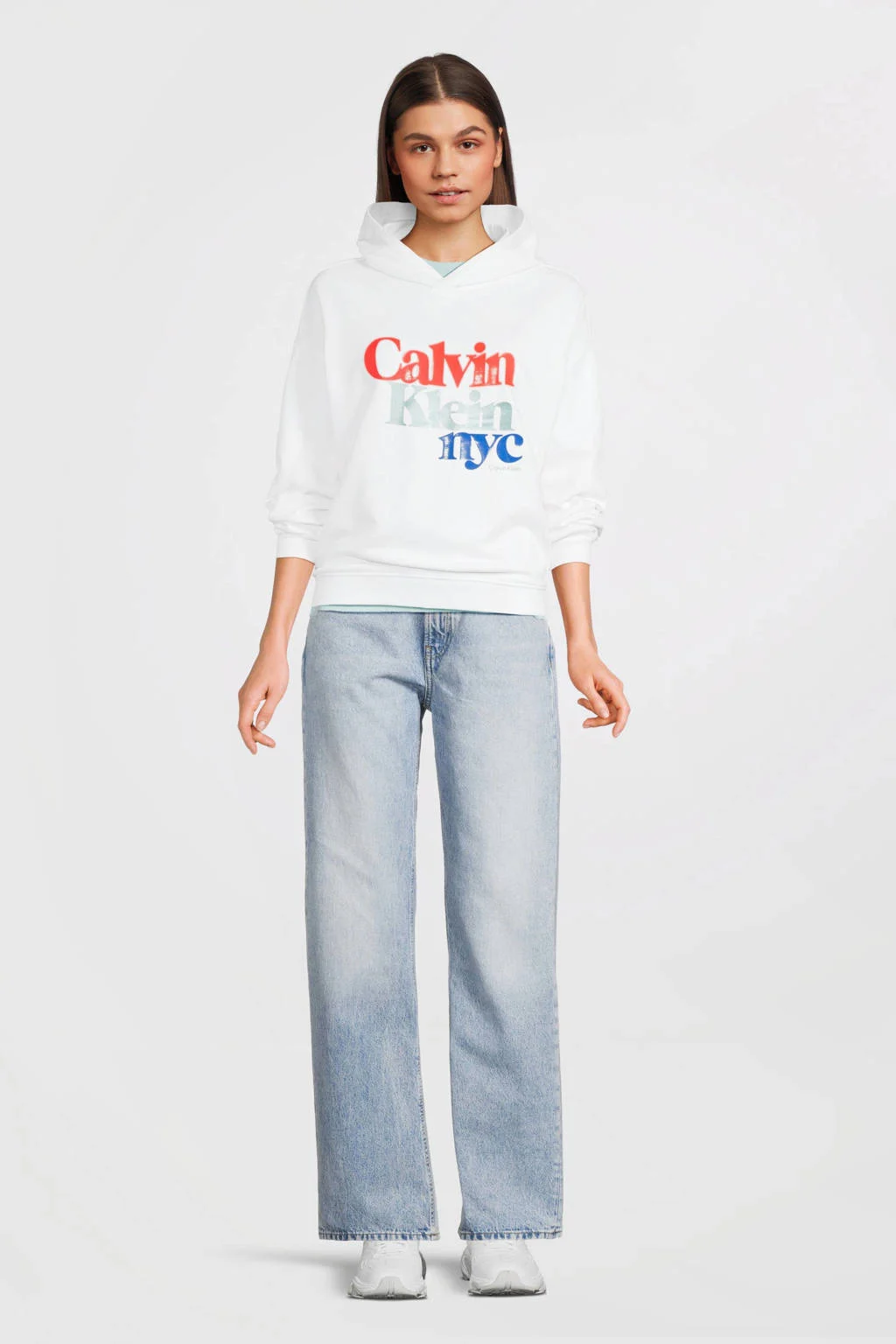 Calvin Klein hoodie wit