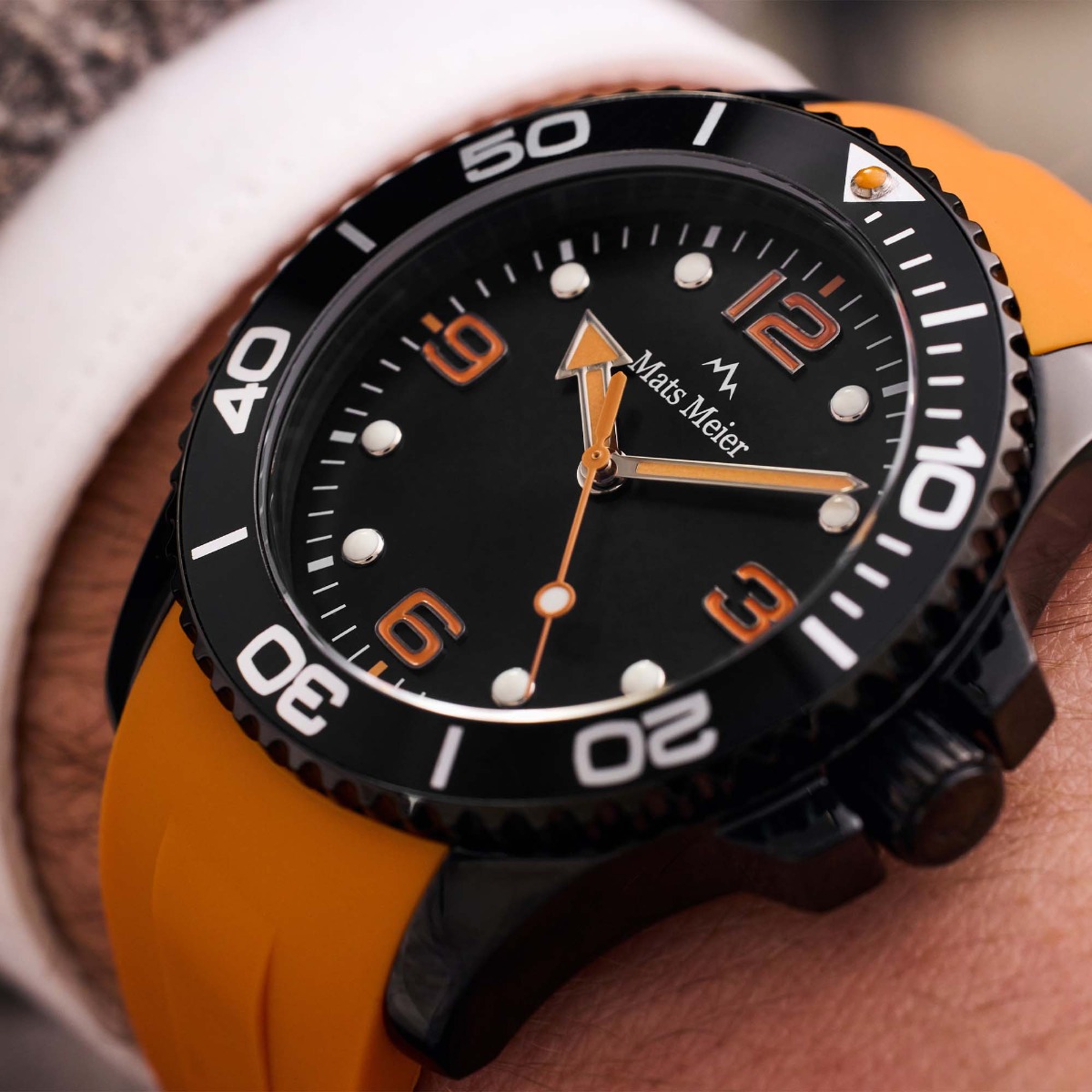 horloge Mats Meier Mats Meier Zwart